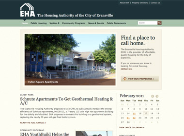 Evansville Housing Authority website
